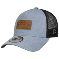 Denim Leather Patch Trucker Cap by New Era - 499,00 kr