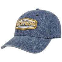 Denim Paisley Cap by Stetson - 849,00 kr