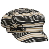 Denova Stripes Newsboy Cap by Lierys - 729,00 kr