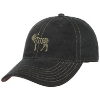 Embroidered Deer Corduroy Cap by Stetson - 52,95 &euro;