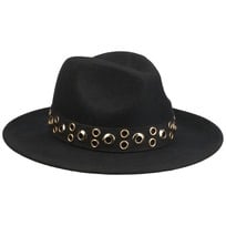 Eyelet B�nd Fedora Ullhatt by Seeberger - 1209,00 kr