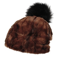 Fake Fur Pompom Hat by Gebeana - 83,95 &euro;