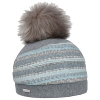 Faux Fur Pom Hatt i Tovet Ull by Seeberger - 1449,00 kr