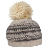 Faux Fur Pom Hatt i Tovet Ull by Seeberger - 1449,00 kr