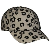 Faux Leather Leo Print Cap by Seeberger - 559,00 kr