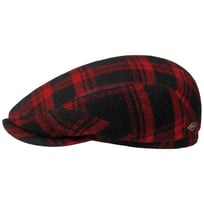 Flannel Check Driver Flat Cap by JJ Hats - 1449,00 kr