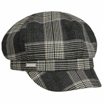 Gadiala Check Newsboy Cap by Seeberger - 559,00 kr