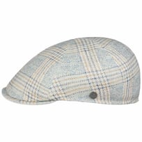 Garona Check Linen Flat Cap by Lierys - 103,95 &euro;