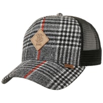 HFT Check Logo Patch Tweed Cap by Djinns - 329,00 kr