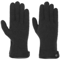 Hansker i Tovet Ull med L�rpiping by Roeckl - 729,00 kr