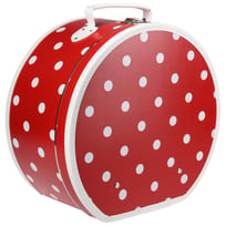 Hatteboks R�de Prikker by Lierys - 969,00 kr