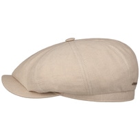 Hatteras 8 Panel Linen Flat Cap by Stetson - 103,95 &euro;