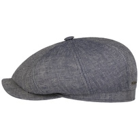 Hatteras 8 Panel Linen Flat Cap by Stetson - 103,95 &euro;