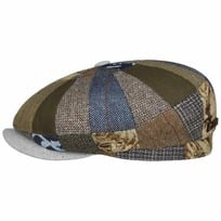 Hatteras Barista Patchwork Flat Cap by Stetson - 1069,00 kr