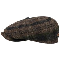 Hatteras Beeswax Shetland Wool Flat Cap by Stetson - 889,00 kr