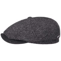 Hatteras Boiled Wool Flat Cap by Stetson - 959,00 kr