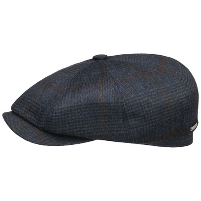 Hatteras Cashmere Check Flat Cap by Stetson - 290,95 &euro;