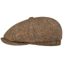 Hatteras Caverton Tweed Flat Cap by Stetson - 1609,00 kr