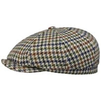 Hatteras Denaby Harris Tweed Flat Cap by Stetson - 1509,00 kr