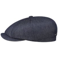 Hatteras Denim Cashmere Flat Cap by Stetson - 3239,00 kr