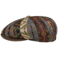 Hatteras Ethnic Jacquard Flat Cap by Stetson - 1399,00 kr