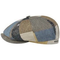 Hatteras Fresh Patchwork Flat Cap by Stetson - 959,00 kr