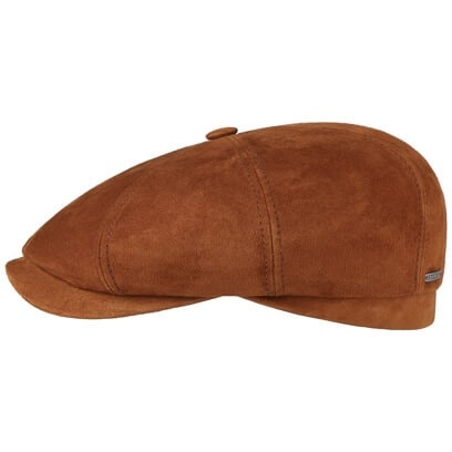 Hatteras Goat Suede Flat Cap by Stetson - 186,95 &euro;