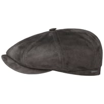 Hatteras Goat Suede Flat Cap by Stetson - 1929,00 kr
