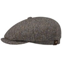 Hatteras Harris Tweed Herringbone Cap by Stetson - 1499,00 kr
