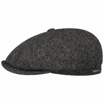 Hatteras Herringbone Tweed Flat Cap by Stetson - 155,95 &euro;