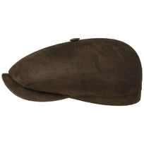 Hatteras Oily Goat Flat Cap by Stetson - 2149,00 kr
