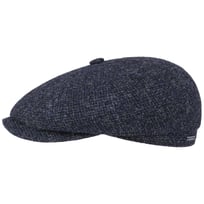 Hatteras Shetland Wool Flat Cap by Stetson - 1367,00 kr
