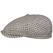 Hatteras Tweed Houndstooth Flat Cap by Stetson - 165,95 &euro;