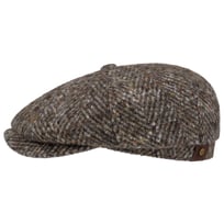 Hatteras Ull Colour Neps Flat Cap by Stetson - 1389,00 kr