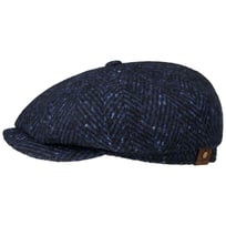 Hatteras Ull Colour Neps Flat Cap by Stetson - 1389,00 kr