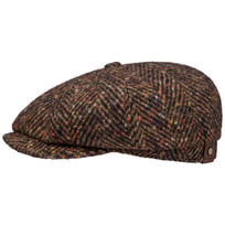 Hatteras Ull Colour Neps Flat Cap by Stetson - 1389,00 kr