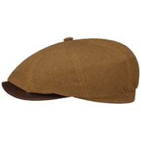 Hatteras Waxed Contrast Flat Cap by Stetson - 1609,00 kr