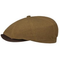 Hatteras Waxed Contrast Flat Cap by Stetson - 1609,00 kr