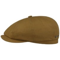 Hatteras Waxed Cotton Garage Flat Cap by Stetson - 1279,00 kr