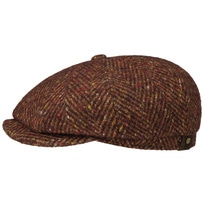 Hatteras Wool Colour Neps Flat Cap by Stetson - 134,95 &euro;