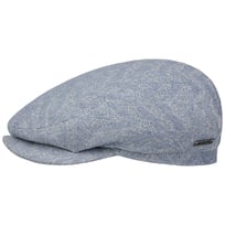 Herringbone Cotton Mix Flat Cap by Stetson - 1032,60 kr
