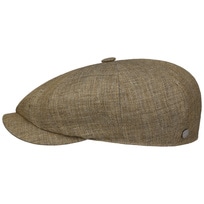 Herringbone Linen Newsboy Cap by Lierys - 83,95 &euro;