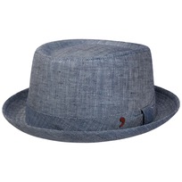 Herringbone Pork Pie Bomullshatt by Alfonso D�Este - 1199,00 kr
