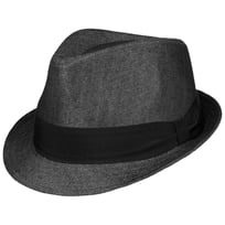 Herringbone Trilby Stoffhatt by Lipodo - 369,00 kr