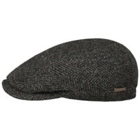 Herringbone Tweed Driver Flat Cap by Stetson - 1609,00 kr