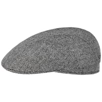 Herringbone UV Silk Driver Flat Cap by Stetson - 123,95 &euro;