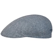 Herringbone UV Silk Driver Flat Cap by Stetson - 1399,00 kr