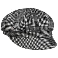 Houndstooth Check Newsboy Cap by Lierys - 729,00 kr
