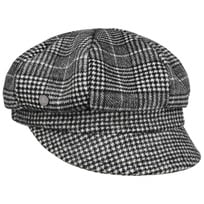 Houndstooth Check Newsboy Cap by Lierys - 729,00 kr