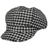 Houndstooth Newsboy Cap by Alfonso D�Este - 1199,00 kr